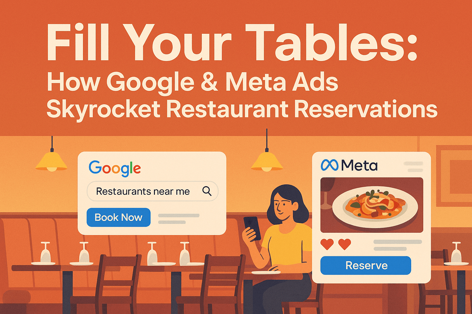 Fill Your Tables: How Google & Meta Ads Skyrocket Restaurant Reservations